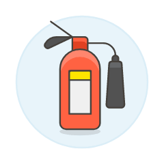 Fire Extinguisher Illustration from UX Colors Set
