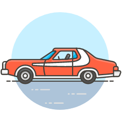 Civil Car 1 Illustration from UX Colors Set