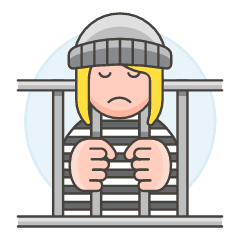 Prisoner 1 2 Illustration from UX Colors Set