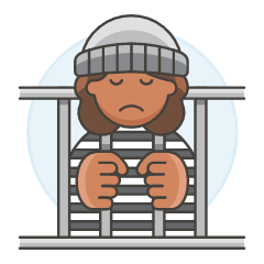 Prisoner 1 4 Illustration from UX Colors Set