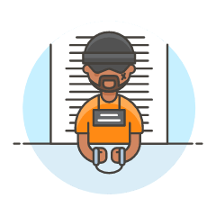 Prisoner 2 3 Illustration from UX Colors Set