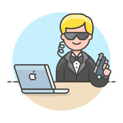Spy Hacking 1 Illustration from UX Colors Set