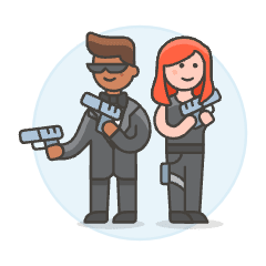Spy Partner 2 Illustration from UX Colors Set