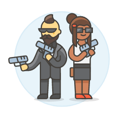 Spy Partner 3 Illustration from UX Colors Set