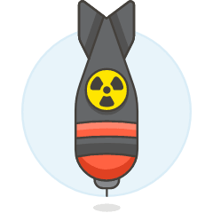 Nuclear Bomb 1 Illustration from UX Colors Set