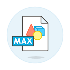 Max File Illustration from UX Colors Set