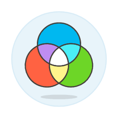 Color Additive Illustration from UX Colors Set