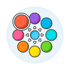 Color Select Illustration from UX Colors Set