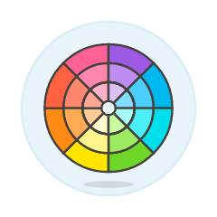 Color Wheel 1 Illustration from UX Colors Set