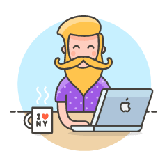 Designer 1 Illustration from UX Colors Set