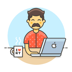 Designer 2 Illustration from UX Colors Set