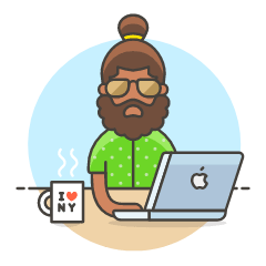 Designer 3 Illustration from UX Colors Set