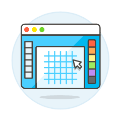 App Ui Workspace 1 Illustration from UX Colors Set