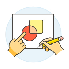 Draw Subtractive 2 Illustration from UX Colors Set