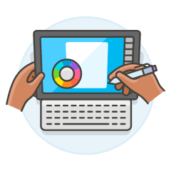 Surface Studio 3 Illustration from UX Colors Set