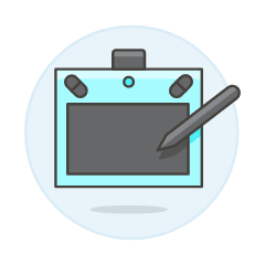 Wacom Tablet 2 Illustration from UX Colors Set