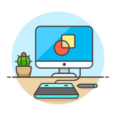 Workspace 3 Illustration from UX Colors Set