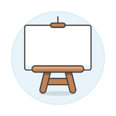 Drawing Board Illustration from UX Colors Set