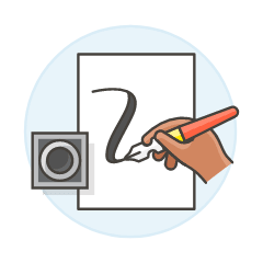 Ink Drawing 3 Illustration from UX Colors Set