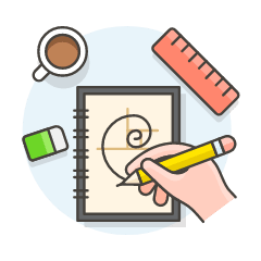 Sketch Workspace 1 Illustration from UX Colors Set