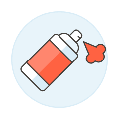 Color Spray Illustration from UX Colors Set