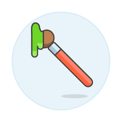 Paint Brush 2 Illustration from UX Colors Set