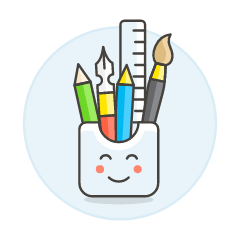 Stationary Mug Illustration from UX Colors Set