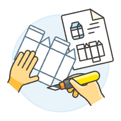 Packaging Cutting 2 Illustration from UX Colors Set