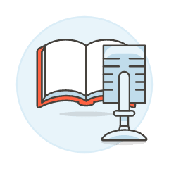 Audio Book 2 Illustration from UX Colors Set