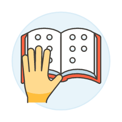 Braille Book 2 Illustration from UX Colors Set