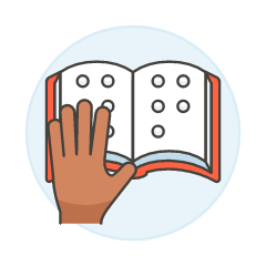 Braille Book 3 Illustration from UX Colors Set