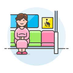 Priority Seat 2 1 Illustration from UX Colors Set