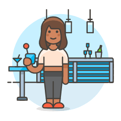 Bar Client 2 5 Illustration from UX Colors Set