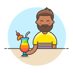 Bar Client 3 2 Illustration from UX Colors Set