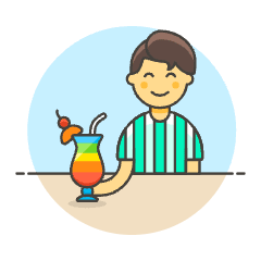 Bar Client 3 3 Illustration from UX Colors Set