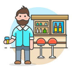Club Client 1 2 Illustration from UX Colors Set