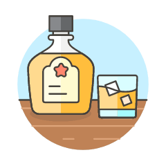 Whisky High Spirit Illustration from UX Colors Set