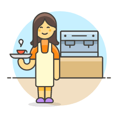 Barista 1 6 Illustration from UX Colors Set