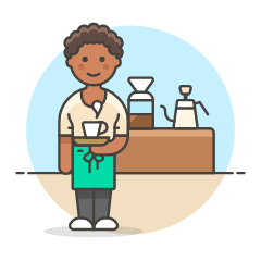 Barista 2 4 Illustration from UX Colors Set