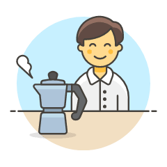 Barista 3 5 Illustration from UX Colors Set