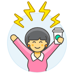 Coffee Energized 1 Illustration from UX Colors Set