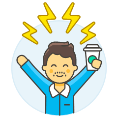 Coffee Energized 3 Illustration from UX Colors Set