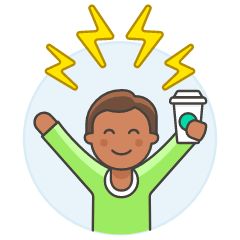 Coffee Energized 4 Illustration from UX Colors Set