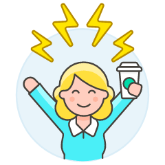 Coffee Energized 5 Illustration from UX Colors Set