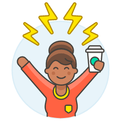 Coffee Energized 6 Illustration from UX Colors Set