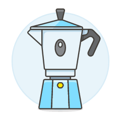 Coffee Stovetop Pot Illustration from UX Colors Set