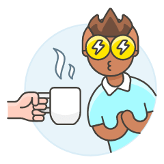 Craving For Coffee 4 Illustration from UX Colors Set