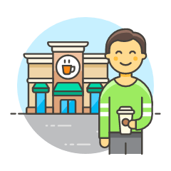 Takeaway Coffee 5 Illustration from UX Colors Set