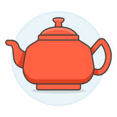 Tea Pot 1 Illustration from UX Colors Set