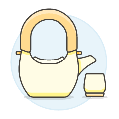 Tea Pot Set Illustration from UX Colors Set